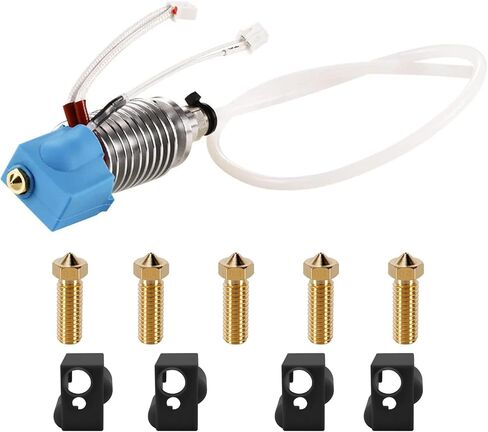 3D Printer Hotend for Kobra Max, FDM 3D Printer Accessories Hotend Kit with Silicon Socks and Nozzles for Anycubic Kobra Max in Kuwait