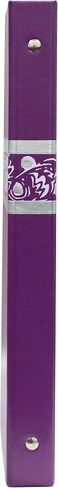 Violet Ceremonial Binder with Silver-Tone Foil | 1 Inch Spine | Three Ring with Interior Pocket | Purple Liturgical Color for Advent, Lent, and Funerals | Perfect for Holding Readings or Sheet Music in Saudi Arabia