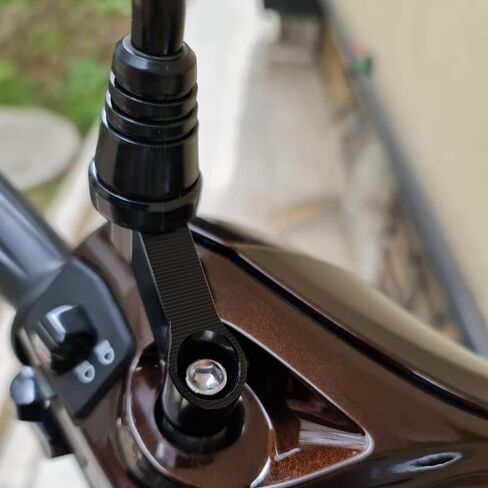 محول موسع مرآة ألومنيوم 10 مم عالمي متوافق مع الدراجات النارية، والرياضة المزدوجة، والطرادات، والدراجات البخارية، والدراجات الرياضية in Kuwait