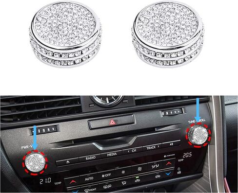 Bling Mode Select Switch Knob Variable Speed Switch Knob Cover Driving Compatible with Lexus ES Accessories 2013-2018, GS 2013-2020, Interior Accessories ES200 ES250 GS300 GS350 in Saudi Arabia