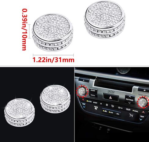 Bling Mode Select Switch Knob Variable Speed Switch Knob Cover Driving Compatible with Lexus ES Accessories 2013-2018, GS 2013-2020, Interior Accessories ES200 ES250 GS300 GS350 in Saudi Arabia