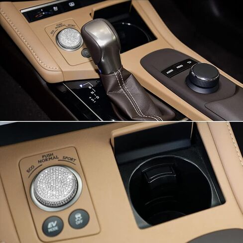 Bling Mode Select Switch Knob Variable Speed Switch Knob Cover Driving Compatible with Lexus ES Accessories 2013-2018, GS 2013-2020, Interior Accessories ES200 ES250 GS300 GS350 in Saudi Arabia