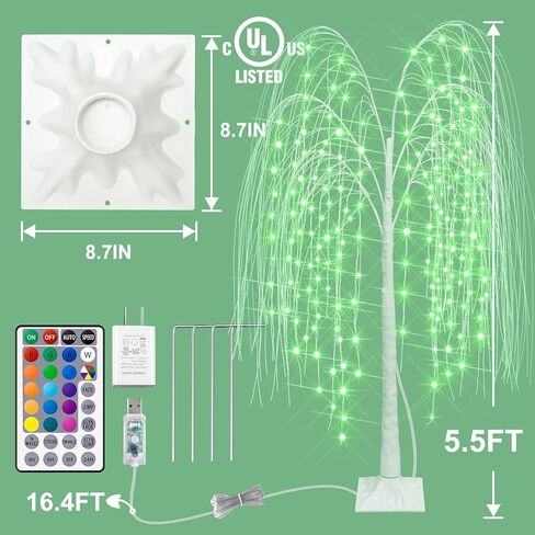 6FT LED ضوء شجرة الأوكالبتوس الأبيض الدافئ مع جهاز تحكم عن بعد 240 LED شجرة الأوكالبتوس الاصطناعية المضاءة مع 8 أوضاع وميض ومؤقت لعيد الشكر وعيد الفصح وديكور المنزل اليومي in Kuwait