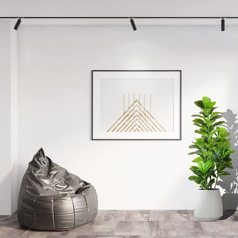 Artificial Fiddle Leaf Fig Tree 4ft Set of 2 - Faux Fig Plants Indoor Summer Fall Winter Home Decor in Pot - Fake Ficus Floor Plant Evergreen- Office Living Room Corner Decoration (2, 4.0 ft) in Saudi Arabia