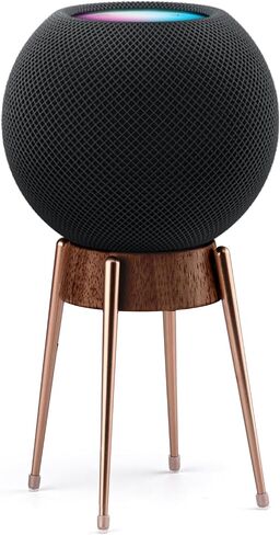 Suitable for Homepod Mini Stand, with 4 Metal feet for Anti Slip Bottom Support. homepod Mini Mount Speaker Accessories are Suitable for desks, Living Rooms, and bedrooms in Saudi Arabia
