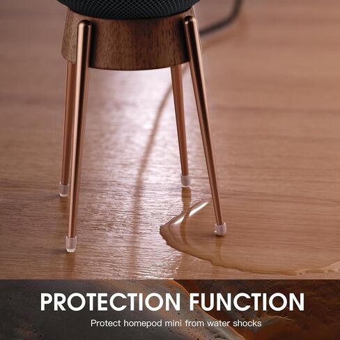 Suitable for Homepod Mini Stand, with 4 Metal feet for Anti Slip Bottom Support. homepod Mini Mount Speaker Accessories are Suitable for desks, Living Rooms, and bedrooms in Saudi Arabia