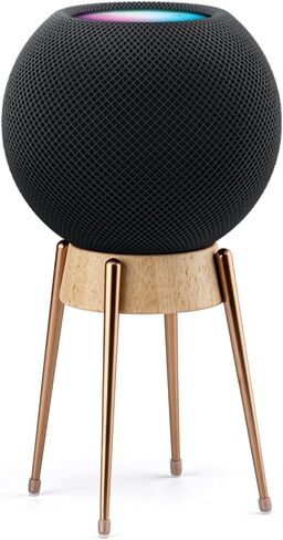 Suitable for Homepod Mini Stand, with 4 Metal feet for Anti Slip Bottom Support. homepod Mini Mount Speaker Accessories are Suitable for desks, Living Rooms, and bedrooms in Saudi Arabia