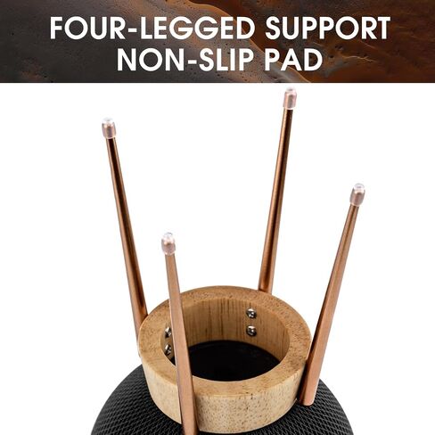 Suitable for Homepod Mini Stand, with 4 Metal feet for Anti Slip Bottom Support. homepod Mini Mount Speaker Accessories are Suitable for desks, Living Rooms, and bedrooms in Saudi Arabia