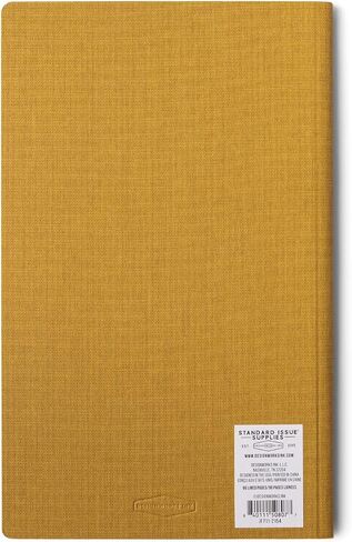 DesignWorks Ink Standard Issue No. 17 Hardcover Cloth Green 7.25" x 11.75" Tall Notebook Journal with 96 Lined Pages - Perfect for Office Work, Writing, and Journaling in Saudi Arabia