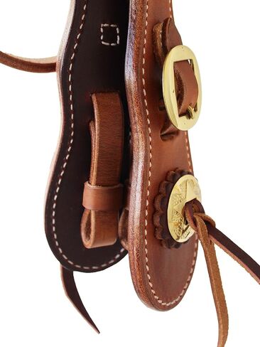 Challenger Horse Western Amish Tack Hermann Oak Leather Old Timer Headstall Brass 975H270 in Saudi Arabia