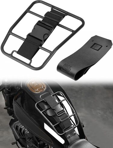 KEMIMOTO Motorcycle Tank Luggage Rack Compatible with Sportster S RH1250 2021 2022 2023 2024 Fuel Tank Rack Luggage Black in Saudi Arabia