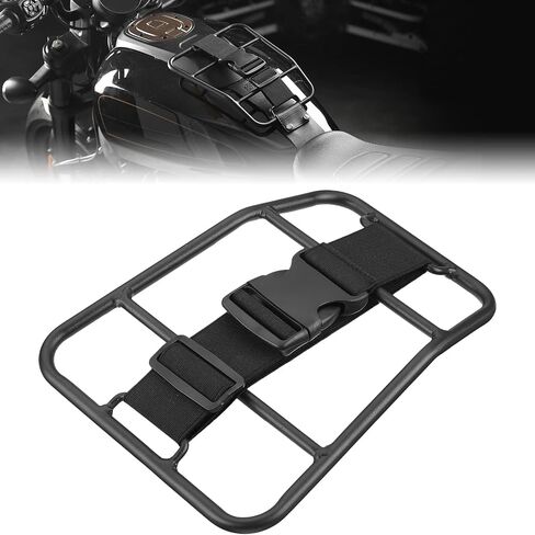 KEMIMOTO Motorcycle Tank Luggage Rack Compatible with Sportster S RH1250 2021 2022 2023 2024 Fuel Tank Rack Luggage Black in Saudi Arabia