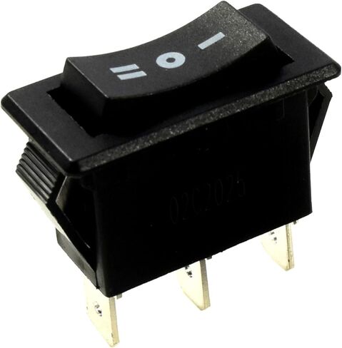 HQRP 3-Pin 3-Way Push Button Switch Compatible with Steampunk Applications, Lamp, Trailer Restorations, DIY Projects, Household Electrical Appliances, Timer Saltwater Generator KEDU HY35D in Saudi Arabia