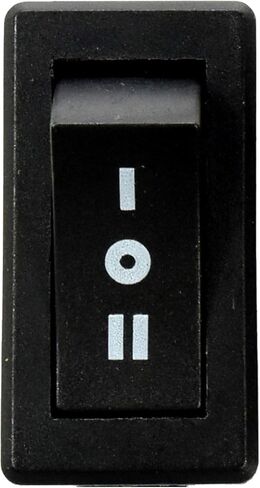 HQRP 3-Pin 3-Way Push Button Switch Compatible with Steampunk Applications, Lamp, Trailer Restorations, DIY Projects, Household Electrical Appliances, Timer Saltwater Generator KEDU HY35D in Saudi Arabia