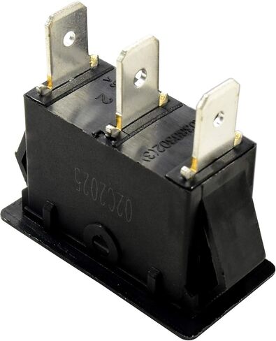 HQRP 3-Pin 3-Way Push Button Switch Compatible with Steampunk Applications, Lamp, Trailer Restorations, DIY Projects, Household Electrical Appliances, Timer Saltwater Generator KEDU HY35D in Saudi Arabia