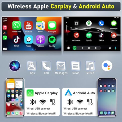 ستيريو سيارة 2+64G Android 13 لسيارة Chevy Cruze 2009-2015 مع Apple Carplay Android Auto، راديو سيارة بشاشة لمس 9 بوصات مع WiFi، نظام ملاحة GPS، بلوتوث، FM/RDS، SWC، كاميرا احتياطية HiFi+AHD in Saudi Arabia