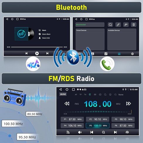 ستيريو سيارة 2+64G Android 13 لسيارة Chevy Cruze 2009-2015 مع Apple Carplay Android Auto، راديو سيارة بشاشة لمس 9 بوصات مع WiFi، نظام ملاحة GPS، بلوتوث، FM/RDS، SWC، كاميرا احتياطية HiFi+AHD in Saudi Arabia