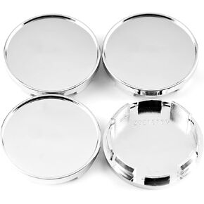 64mm 2.52in Wheel Center caps forChrysler 2012-2015 300c 1999 Tercel 2005-2014 Mustang Wheel Center Hubcaps 4 Pack Chrome Silver Center Cover Replacement