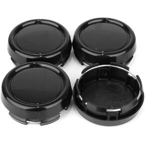 79mm 3.11in Wheel Center Caps for RZ DF JDM Wheel Center Hubcaps 4 Pack Black Center Cover Replacement for Rim