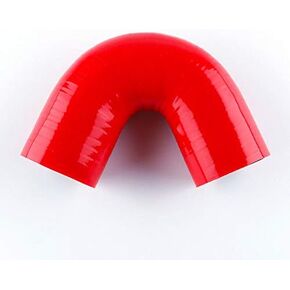 LTI Universal 4-Ply Reinforced High Performance 2.25" ID 135 Degree Elbow Silicone Hose Coupler 57mm (2.25" RED)