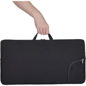 Portable Shockproof Dustproof Neoprene Keyboard and Mouse Case Bag, Perfect for Logitech MK570/MK550 Wireless Wave K350 Keyboard and Mouse Combo