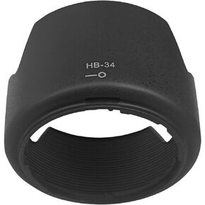 Hood-HB-34 Lens Hood Shade for Nikon AF-S DX NIKKOR 55-200mm f/4-5.6G ED VR II(Not for 5.6G IF-ED VR),HUIPUXIANG 52mm Lens Hood
