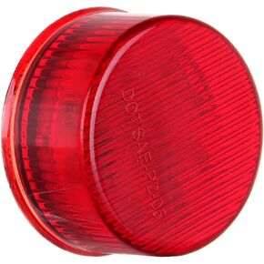 2.5 "مقطورة مستديرة LED أضواء علامة جانبية العنبر 13 ثنائيات مع عاكسات مقاومة للماء مصابيح شاحنات مختومة استبدال أضواء علامة مقطورة مصابيح شاحنة RV (8 قطع)