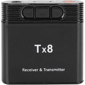 Wireless Audio Adapter, 2 in 1 Bluetooth 5.0 Transmitter and Receive Pair with Smart Phones, Tablets, Desktops and Laptops