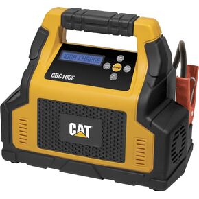 CAT CBC100E Professional 25 Amp Battery Charger, 3 Amp Battery Maintainer with 100 Amp Engine Start, Yellow