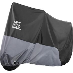 KEMIMOTO Weatherproof Motorcycle Cover Compatible with Sport Bike R1 R3 GSXR S1000R Outdoor & Indoor All Weather Protect from Dust Sunlight Rain