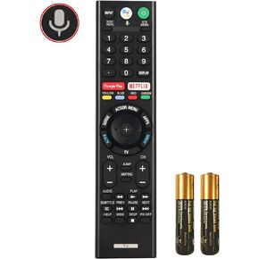 جهاز التحكم عن بعد الصوتي الجديد RMF-TX300U Raplace RMF-TX200U RMF-TX201U، لتلفزيون سوني الذكي LED 4K Ultra HDTV 149331811 XBR-75X940D XBR-55X930D XBR-65X930D XBR-75X850D XBR-55X850S مع بطاريتين