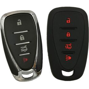 KAWIHEN Keyless Entry Remote Key Fob Shell Cover Replacement for 2016-2020 Chevrolet Chevy Malibu Cruze Camaro Volt HYQ4EA 1551A4EAE 13508771A 13584504E