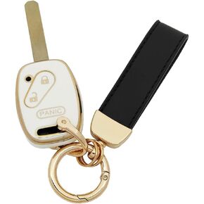 360 Soft TPU P Key Fob Cover Case fit for Honda Accord Civic CR-V Pilot CR-Z Fit Insight Odyssey Keyless Key Fob