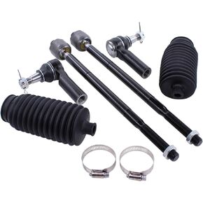 MOTOKU Front Inner and Outer Tie Rod Ends with Boot for Ram 1500 2013-2018