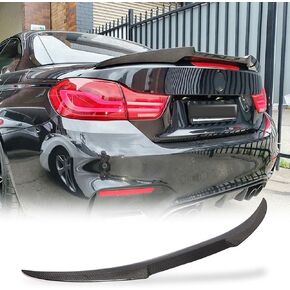 MCARCAR KIT Carbon Fiber Trunk Spoiler for BMW 4 Series F33 428i 435i 440i F83 M4 Convertible 2014-2020 Rear Boot Lid Highkick Wing Lip Factory Outlet (Style A)