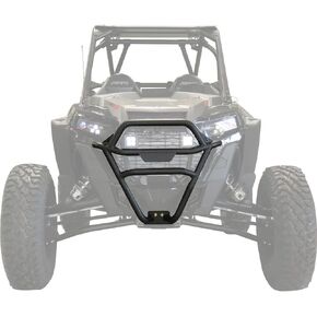 Front Bumper fit for Polaris RZR XP 1000 (See Fitment) | Heavy-Duty Steel Tubing | Resistant Powder Coating | Fine Textured Black Brush Guard
