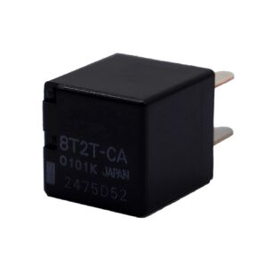 2 قطعة 8T2T-CA 8T2T-0101K-CA 12VDC 20A مرحل عالي الطاقة متعدد الأغراض تم استبداله 5L3Z-14N089-AA 8T2Z-14N089-C متوافق مع مركبات فورد ولينكولنيالاي