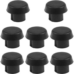 8 PCS Billiard Cue Bottom Plug Protection Pad, Billiard Cue Tail Cover Protection Accessories, Pool Cue Stick Joint Protector, Pool Cue Accessories, Billiard Cue Bottom Cover Protection Plug