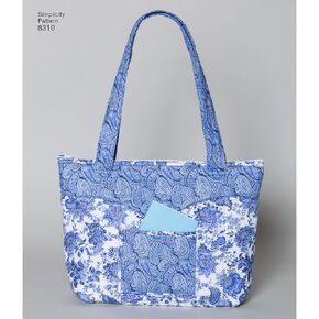 Simplicity Quilted Shoulder Bag Sewing Patterns, One Size Only