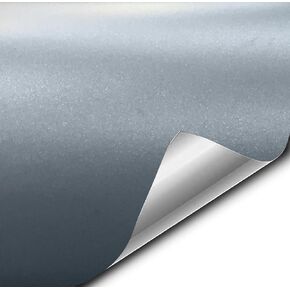 VViViD+ Matte Iridium Silver Vinyl Wrap Roll (3ft x 5ft)