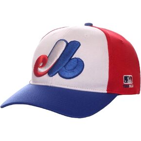 Expos Cooperstown Red White Blue Legacy Vintage Hat Cap Adult Men's Adjustable