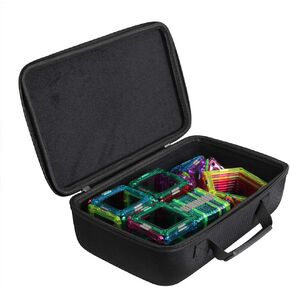 Hermitshell Travel Case for Building Blocks 30 Pieces / 62 Pieces.Fits up to 100 Pieces (Blue)