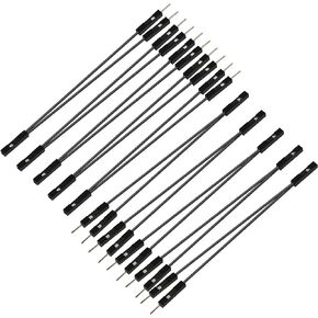 GELRHONR 10Pcs Dupont Wire 2 Pins Single Female to Dual Male Jumper for PC Motherboard Power Light-Emitting Diode Computer Case Switch Power Reset Buttons