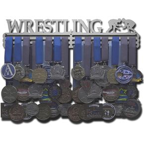 Wrestling - Multiple Size Options Available - Medal Award Holder Display Hanger Rack