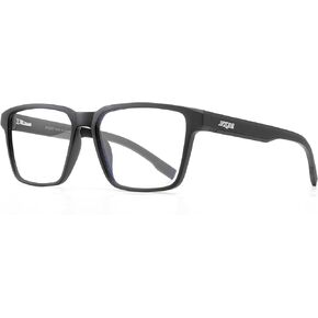 Men's Blue Light Blocking Glasses, Fake Nerd Square Frame Computer Gaming Screen Eyeglasses Anti Glare & UV RF6207