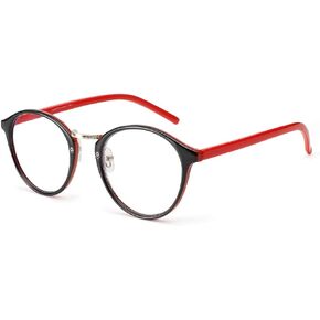 نظارات Cyxus Nerd دائرية للضوء الأزرق للنساء والرجال تقلل من إجهاد العين وحجب الأشعة فوق البنفسجية لشاشة الكمبيوتر (8065T01 أسود) in Kuwait