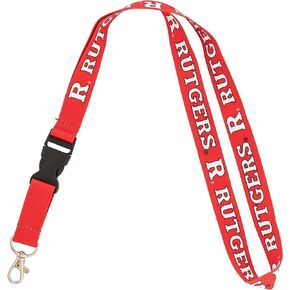 Desert Cactus Rutgers University Lanyard Keychain Car Keys College ID Badge Holder Detachable Breakaway Snap Buckle (Lanyard 1)