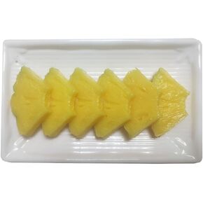 Pieces Fake Pineapple Artificial Pineapple Slices Realistic Fruit Model Lifelike Simulation Pineapple for Summer Kitchen Party Decorations Photography Props Ornament 8 PCS