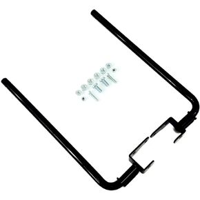 Gloss Black Rear Saddlebag Lower Supports Harley Davidson Touring Electra Street Glide Road King Ultra Classic Limited CVO 2014-2024 SaddleBags Bagger Guard Support Kit HD Right 90200504 Left 90200505