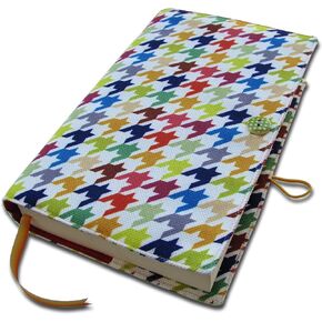 Book Sleeve Cover, Fabric Novel for Adult Books Cover for Paperback, Fashion Pattern Washable Book Protector - 5.5 x 8.2 x 1.6 Padded Case for Novel